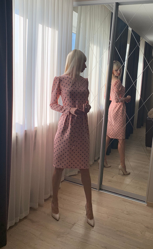 Розовое платье от OlgaVoblaya