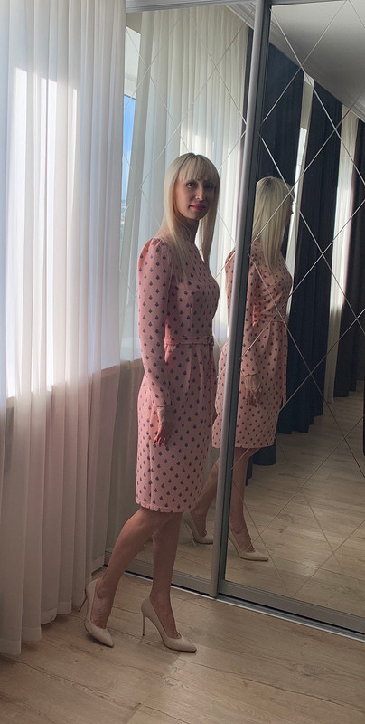 Розовое платье от OlgaVoblaya