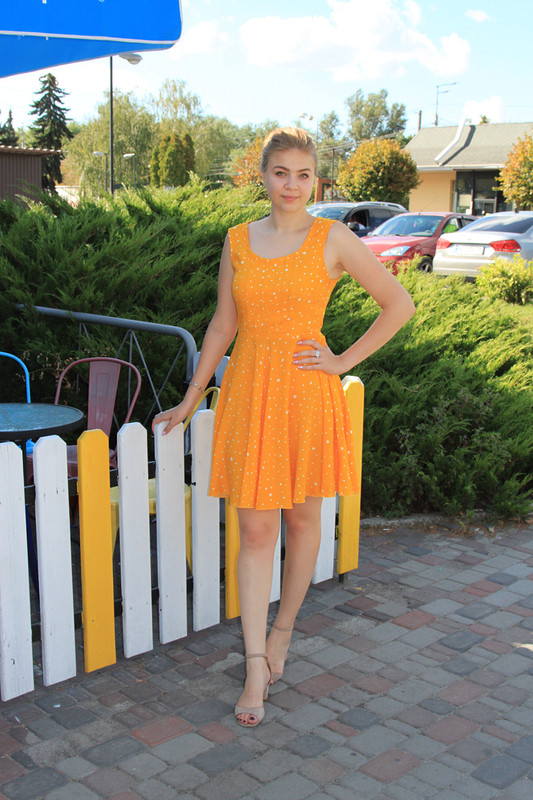 Платье «Бирюзовое&желтое» от katrinka_n