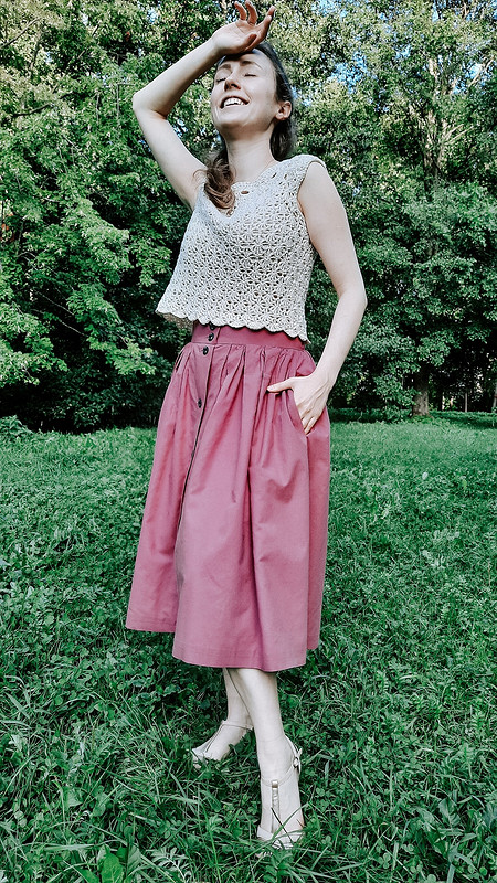 Вересковая юбка от Алёна Толубаева