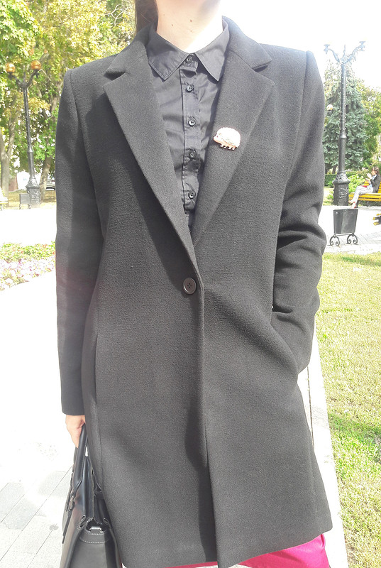 Маленькое черное пальто от vol4ica