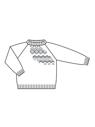 Вязаный пуловер для мальчика