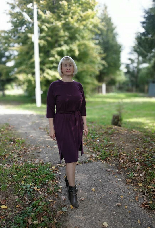 Фиолетовое платье 10/2015 от Okssana2016