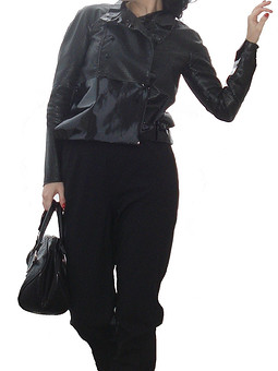 Работа с названием Мой любимый «total black»: куртка и брюки 