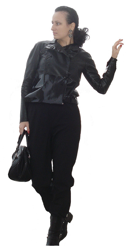 Мой любимый «total black»: куртка и брюки от lilie-milady