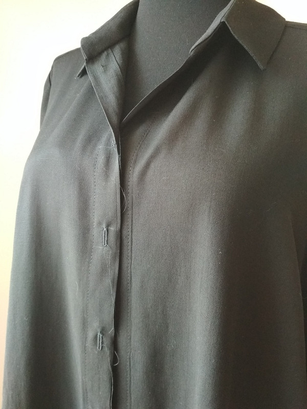 Простая черная рубашка от Викуля11