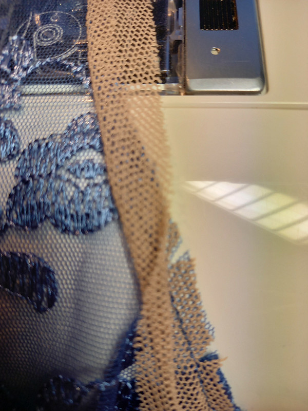 Платье-корсаж со съёмным кружевным топом + МК кружево на сетке от Lanawind