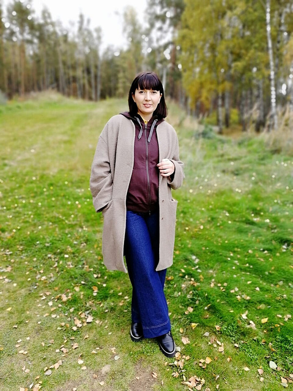 Пальто из вареной шерсти от katyaanisimova