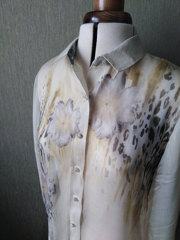 Блузка-рубашка «Вера, Надежда, Любовь» от Любовь Петровна