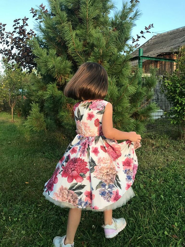 Цветочное платье для дочки от Darena