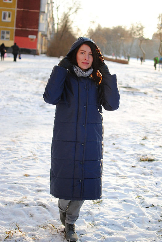 Куртка-пуховик на холодную зиму от Tanden: Сшито по выкройке Стёганоепальто с капюшоном №110 (Burda 1/2010), 11.01.2021 / Фотофорум наBurdaStyle.ru