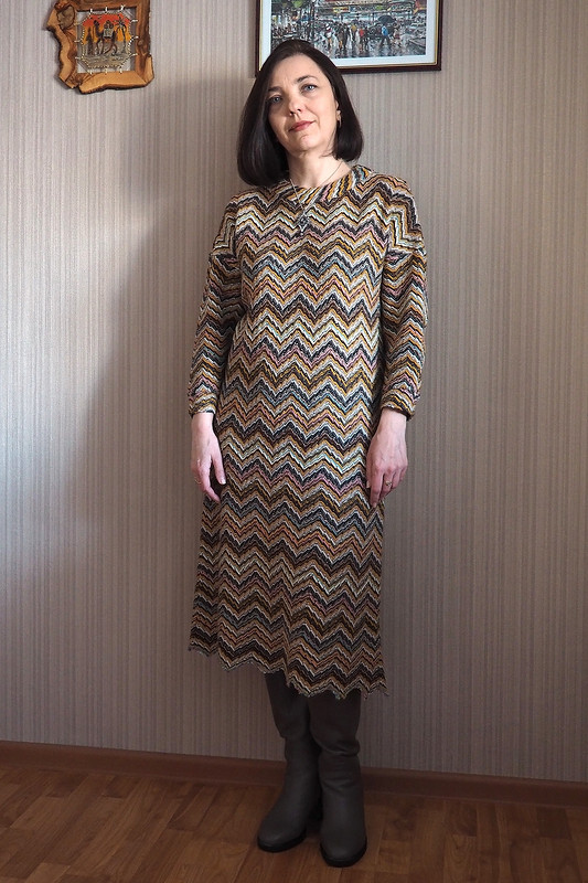 Немного простенького: пуловер и платье от Ирина Шмидт