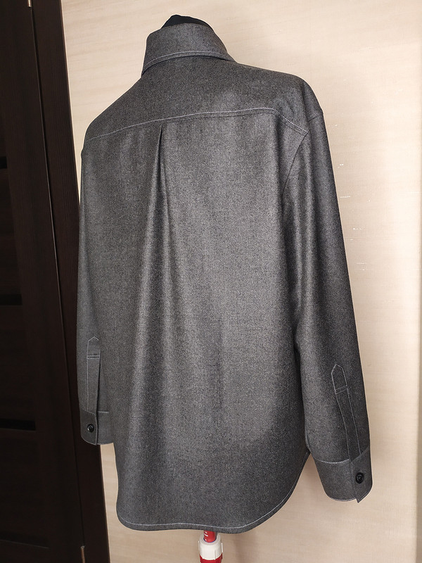 Рубашка «Серый лоск» от indikate_atelier