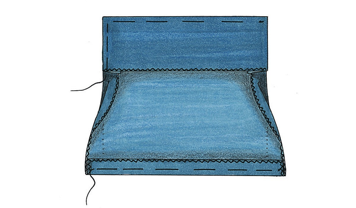 Азы шитья: простой накладной карман