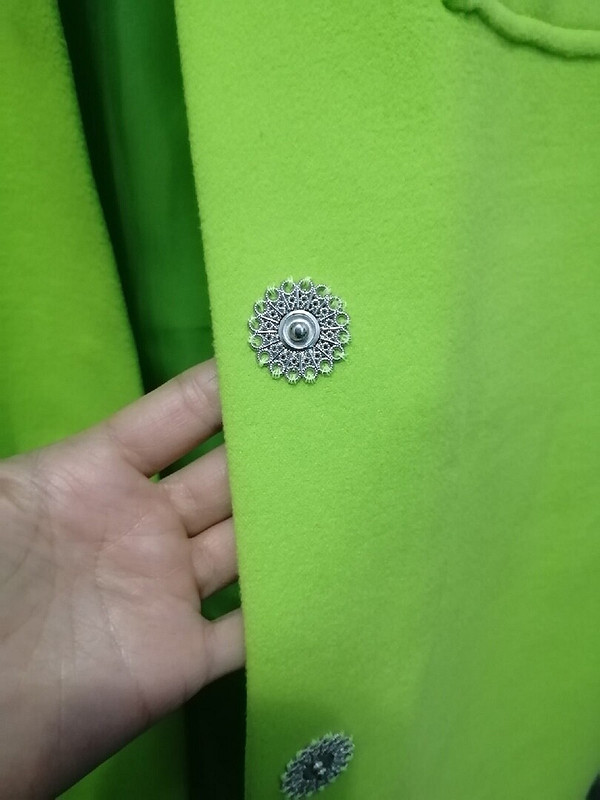 Пальто-рубашка цвета шартрез от valerka33