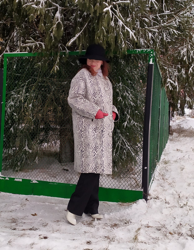 Встречаем год Тигра в пальто Снежный тигр))) от Елена Мамонтова