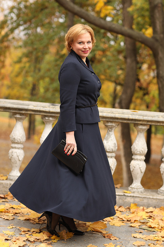 Жакет и юбка «Осень в старом парке или в стиле Диор» от katrinka_n