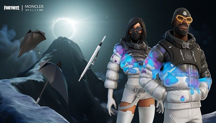 Персонажей игры Fortnite теперь можно одеть в вещи Moncler