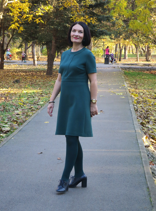 Изумрудное ретро-платье от Татьяна Яковенко