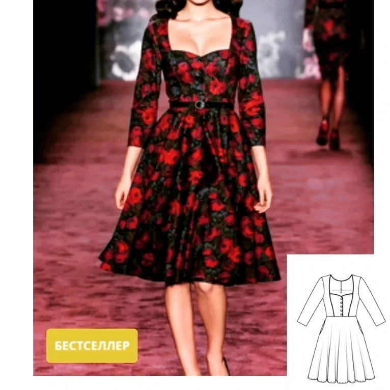 Платье вдохновленное «Dolce&Gabbana» от ShaLena