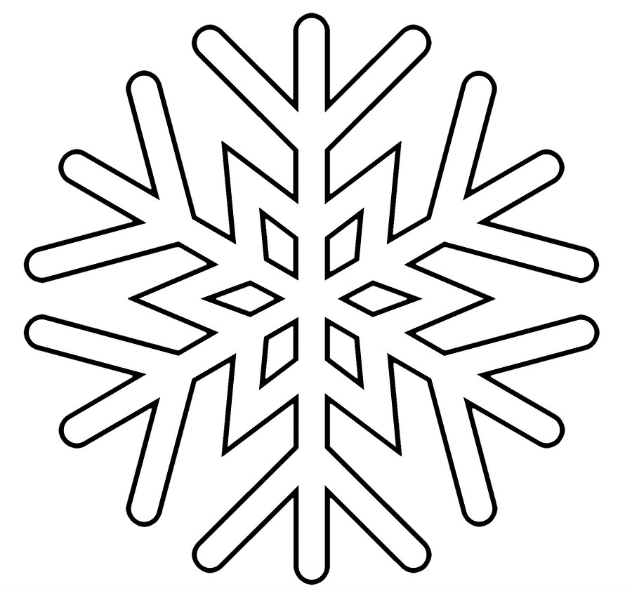 Снежинки для вырезания: 40 лучших трафаретов и шаблонов