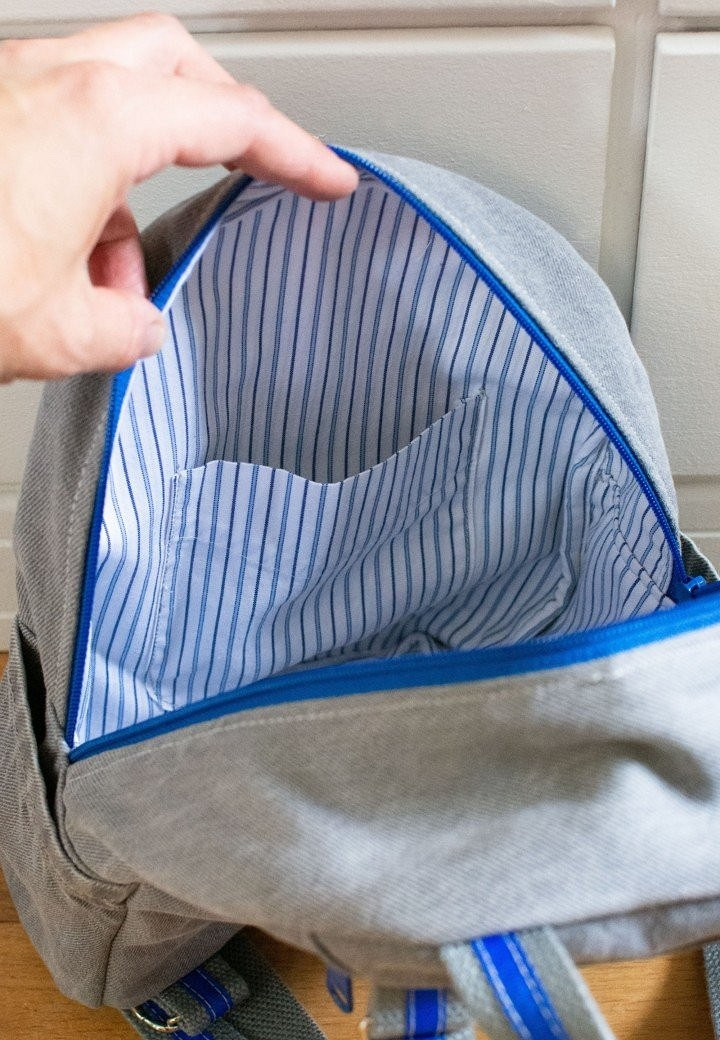 Переделка: как сшить рюкзак из старых джинсов и рубашки