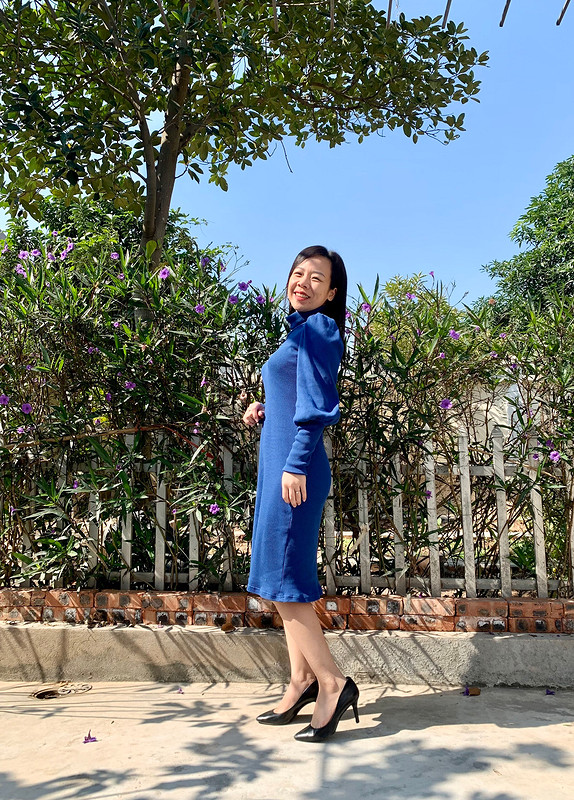 Платье «Blue winter» от Binh Ngo