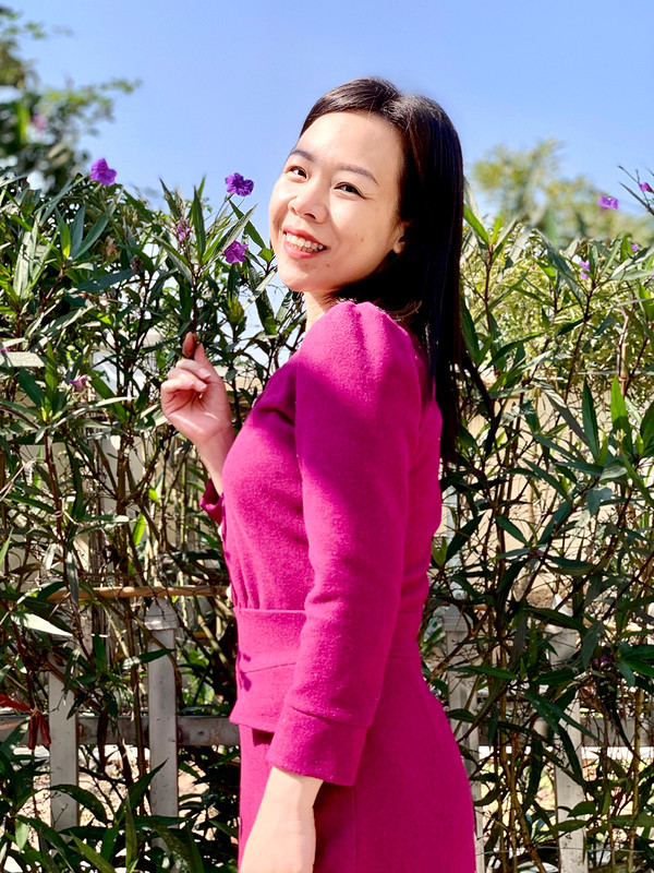 Платье «Pink winter» от Binh Ngo