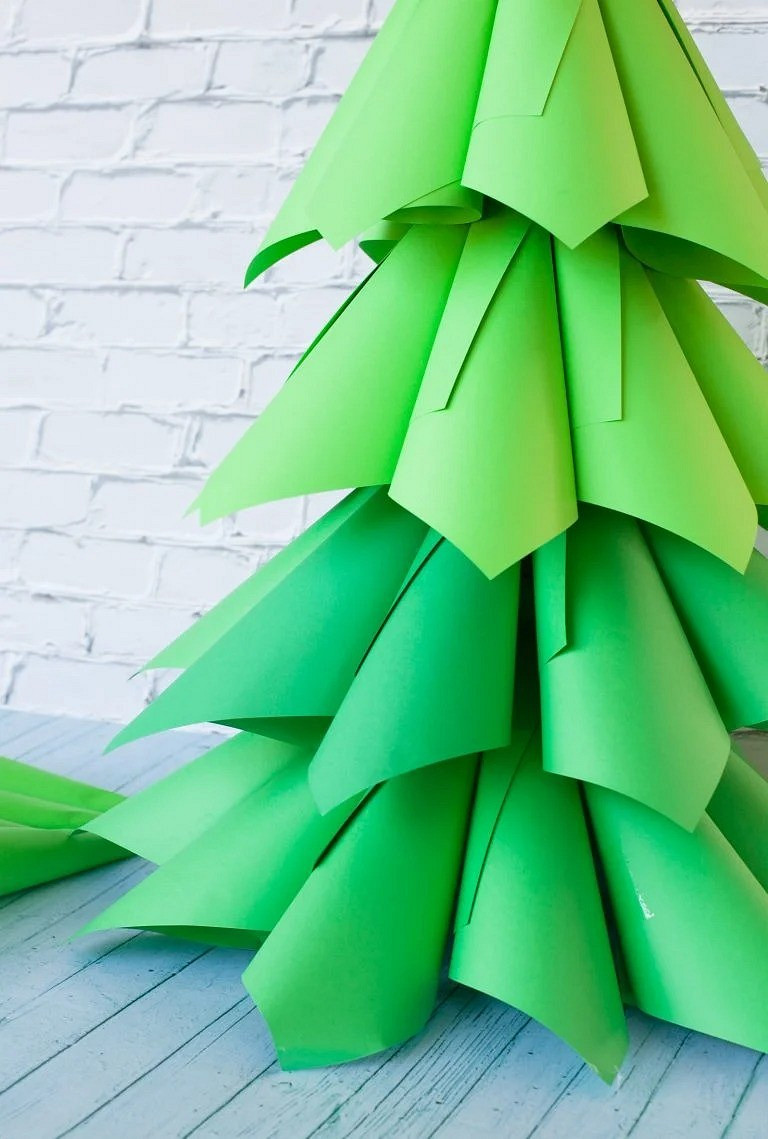Новогодние елки своими руками из бумаги: 35+ гениальных идей