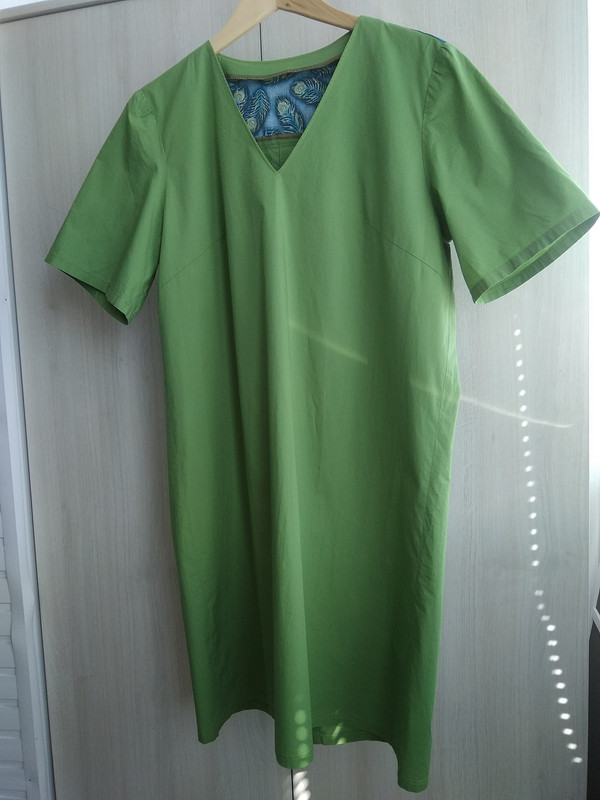 Платье-рубашка цвета лайм от helen4ik-elen4ik