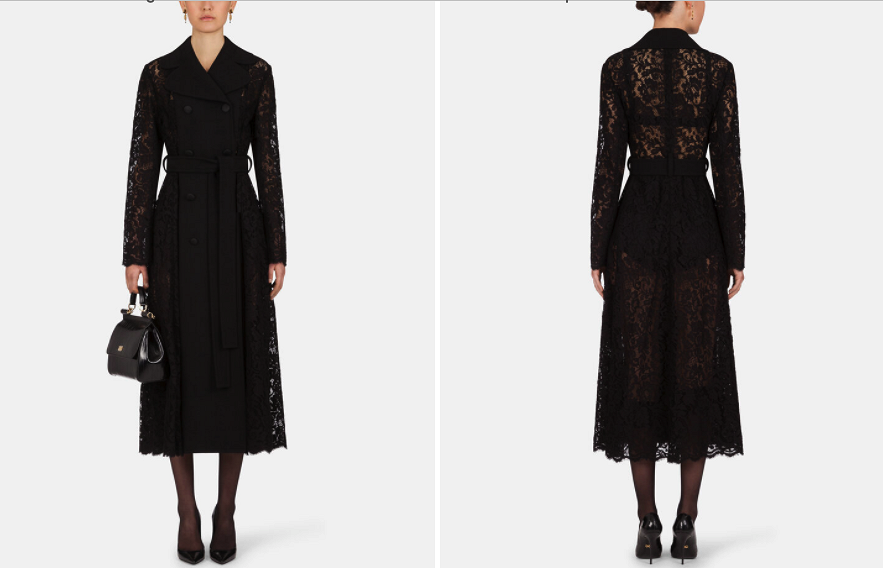 Вещь дня: восхитительное кружевное пальто от Dolce&Gabbana
