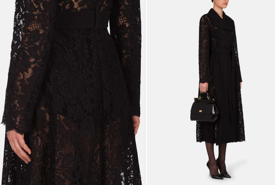 Вещь дня: восхитительное кружевное пальто от Dolce&Gabbana