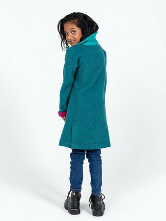 Пальто для девочки вид сзади