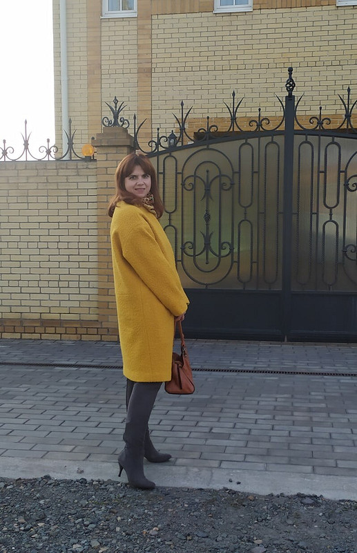 Тёплое пальто для золотой осени от Елена Мамонтова