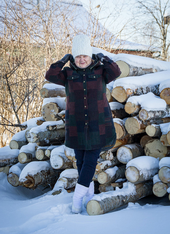 Пальто лесоруба по выкройке рубашки из 12/2020 :-) от Елена  arvovna