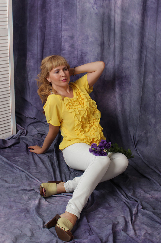 Любимая блуза «Жёлтые волнушки» ;) от MilAnna
