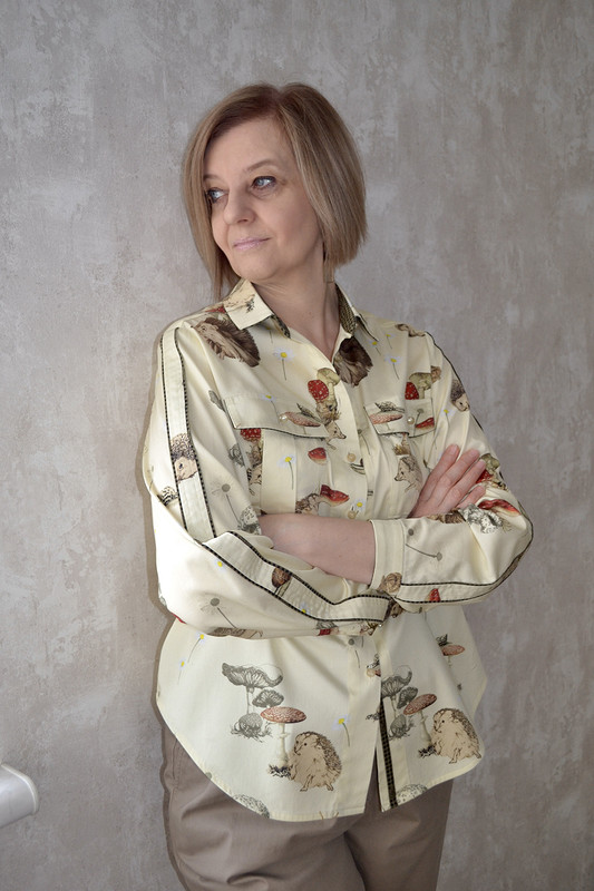 Блузка «Ёжики-грибочки» от Светлана Гасымова