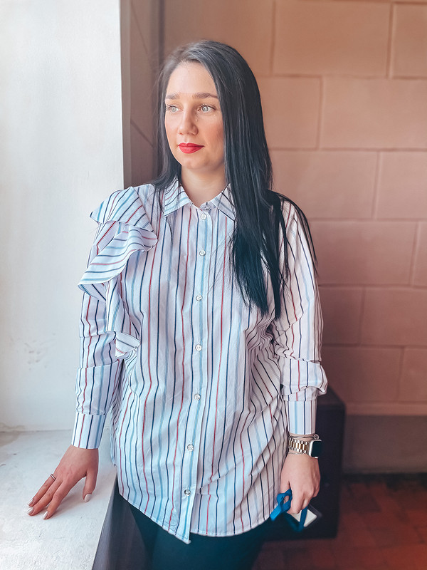 Рубашка с воланом от shemyreva_yulia