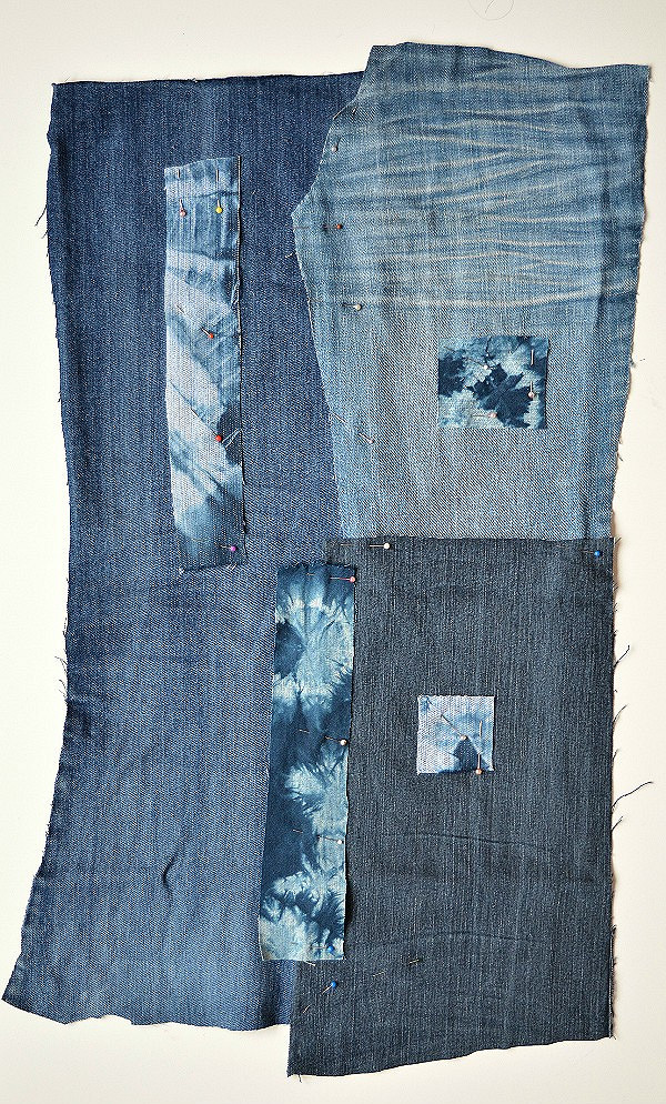 Идея: джинсовая сумка с вышивкой в духе сашико