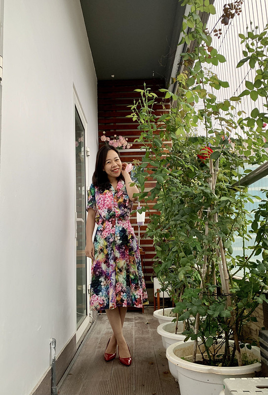 Платье «Floral dress that I love» от Binh Ngo