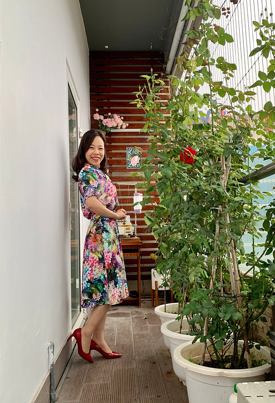 Платье «Floral dress that I love» от Binh Ngo
