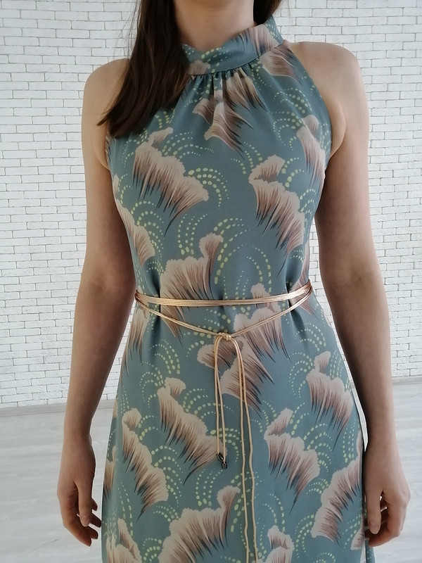 Платье «Мятные перья» от Sukharenko