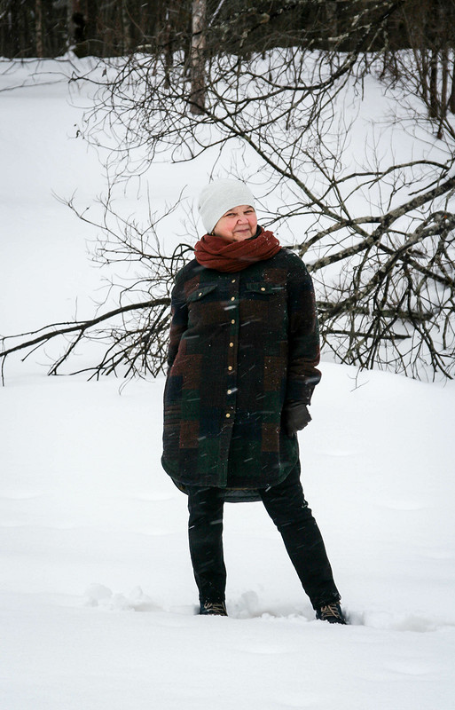 Пальто лесоруба по выкройке рубашки из 12/2020 :-) от Елена  arvovna