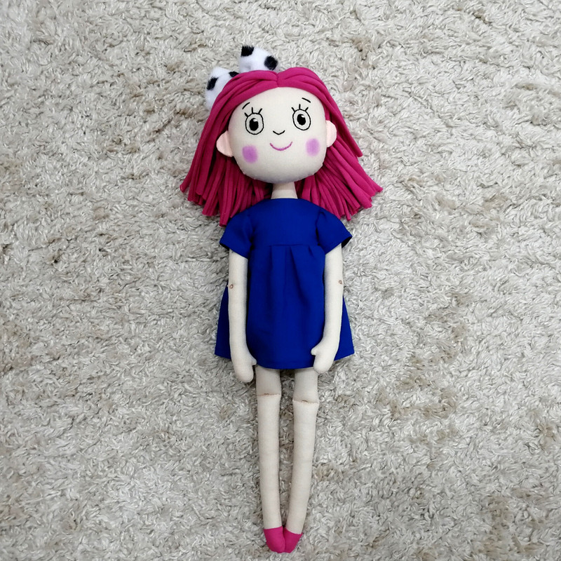 Текстильная кукла Смарта от @roxydolls