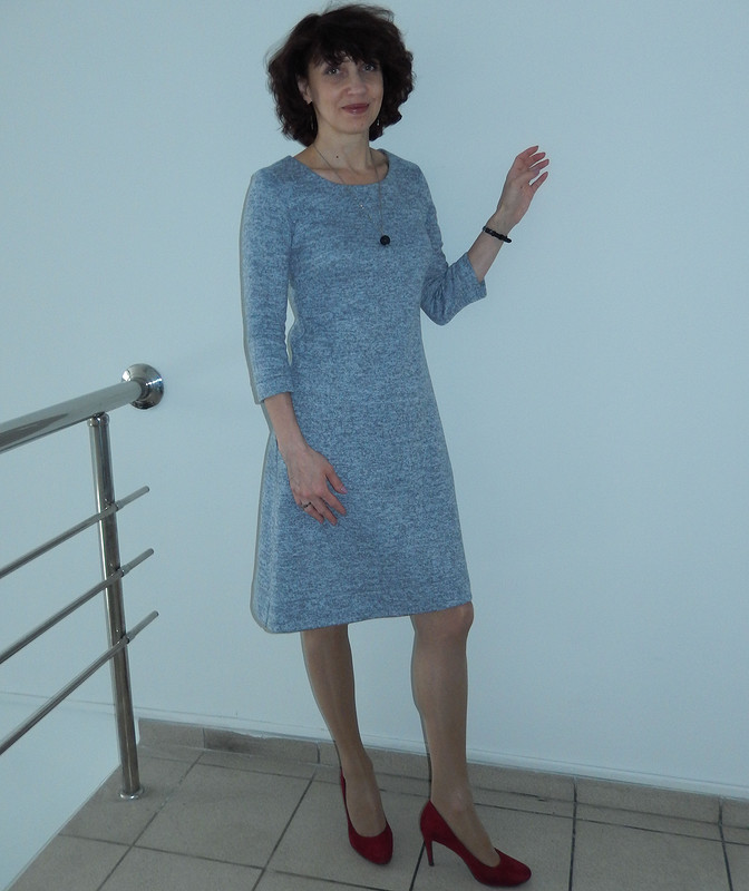 Серое платье от julia.golubkova