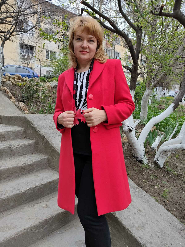Красное пальто от Татьяна Славинская