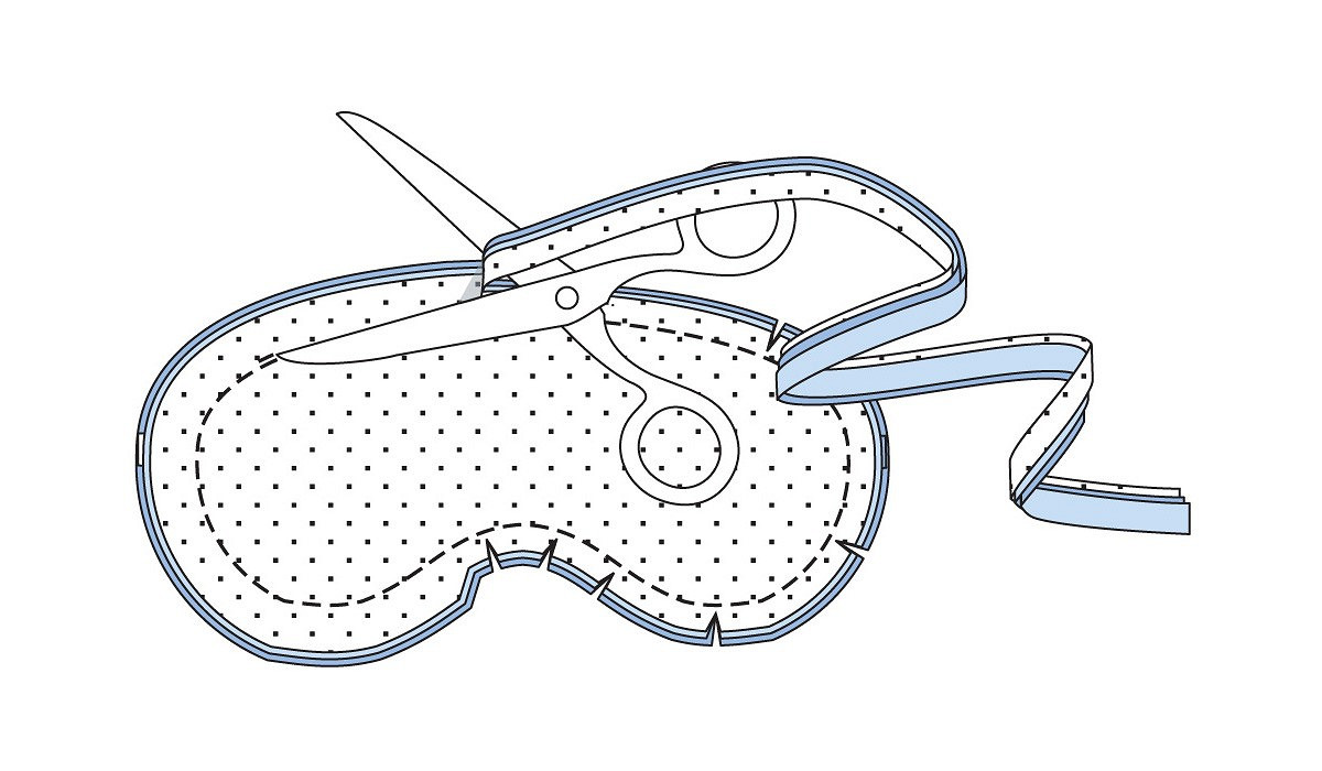 Шьем приятную маску для сна в несколько шагов: Мастер-Классы в журнале Ярмарки Мастеров
