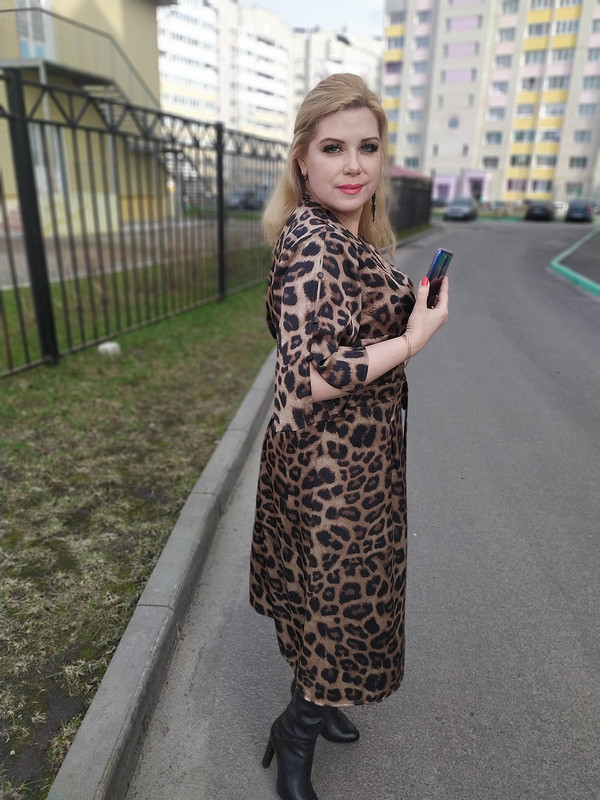 Платье «Леопард в городских джунглях» от MarSel