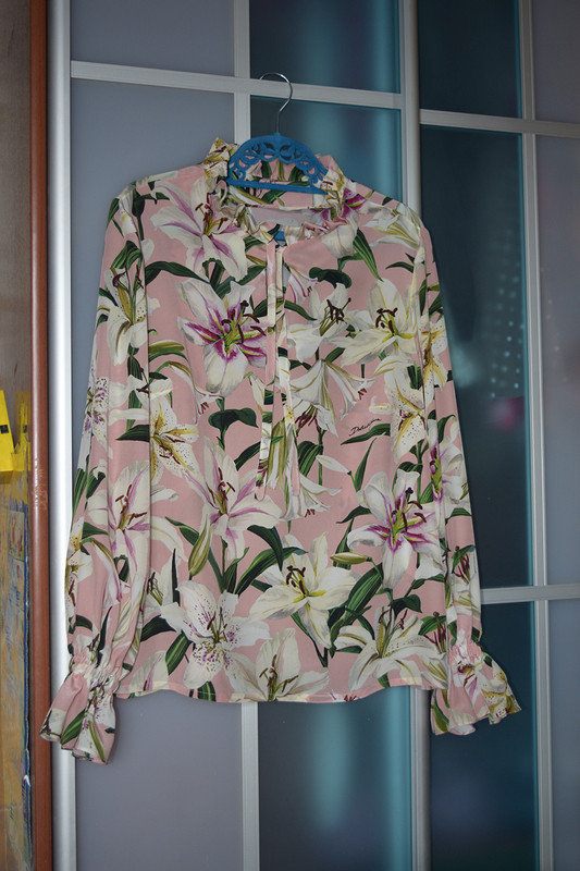 Блузка из шелкового крепдешина от RiRi1990