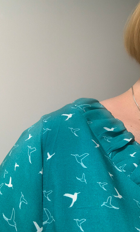 Блузка «Чайки в бирюзе» от Agate
